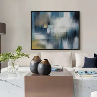 Blue abstract - Tranh sơn dầu trừu tượng 60x80
