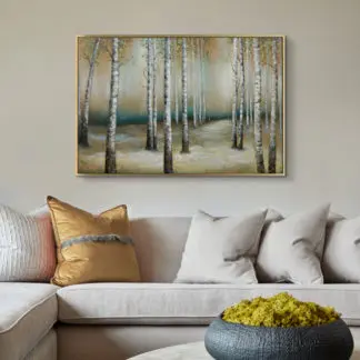 The forest - Tranh sơn dầu phong cảnh khu rừng yên tĩnh 80x120
