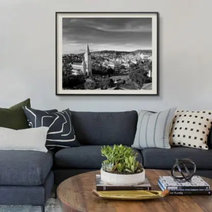 Tranh phong cảnh Đà lạt trắng đen - In Giclee - NAG Lộc Nguyễn - Hình ảnh 2