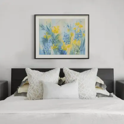Hoa xuân - Tranh hoa khung kính KK 143228 - Hình ảnh 2