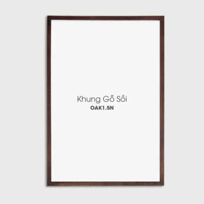 Khung ảnh gỗ phù hợp làm khung ảnh treo tường