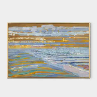 120x180 Piet Mondrian's View from the Dunes with Beach and Piers, Domburg (1909)