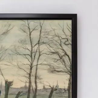 Đường Amsterdam Skyline Viewed from the West (1899) - Tranh canvas treo tường danh hoạ Piet Mondrian
