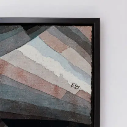 Tranh trừu tượng Joyful Mountain Landscape - 1929 - Tranh canvas danh họa Paul Klee - Hình ảnh 3