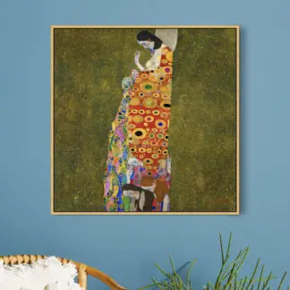 Niềm hy vọng của thai phụ - Tranh canvas Gustav Klimt