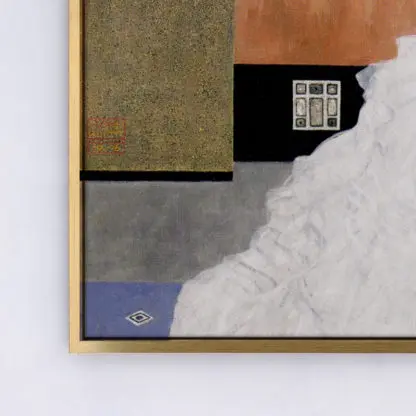 Chân dung Fritza Riedler - Tranh canvas cổ điển Châu âu Gustav Klimt - Ảnh 3