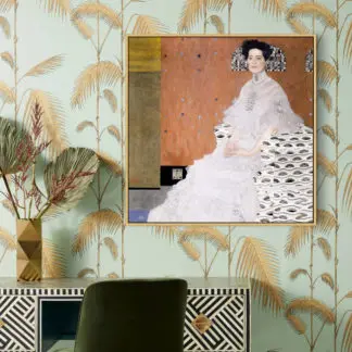 Chân dung Fritza Riedler - Tranh canvas cổ điển Châu âu Gustav Klimt