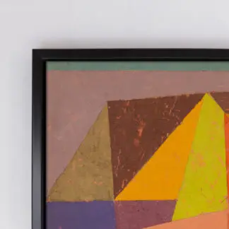 Tranh trừu tượng Joyful Mountain Landscape - 1929 - Tranh canvas danh họa Paul Klee