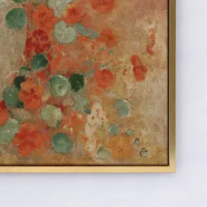 Nasturtiums - Tranh canvas treo tường danh hoạ Odilon Redon - Hình ảnh 2