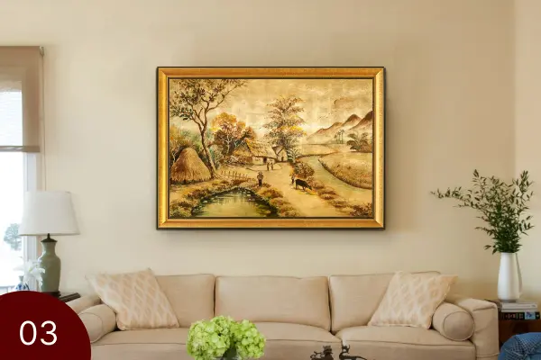 Tranh Làng Quê Việt Nam