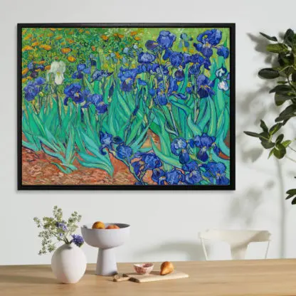 Hoa diên vĩ - Tranh canvas Vincent Van Gogh (1889) - Hình ảnh 3