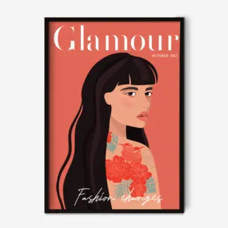 Tranh cô gái Glamour