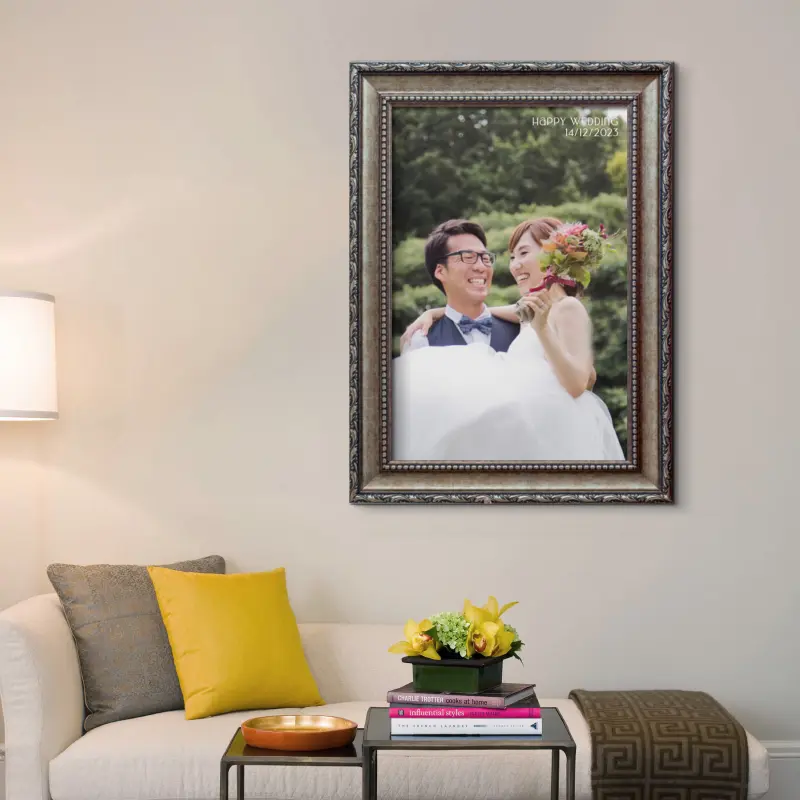 khung anh cuoi 60x90 cổ điển 1