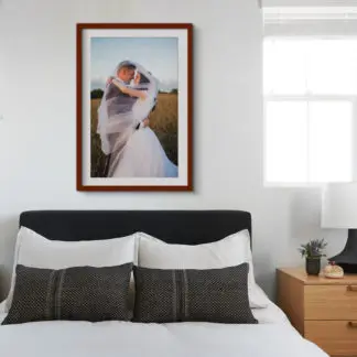 khung ảnh cưới 60x90 gỗ đỏ 2cm (2)