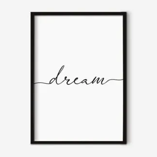 tranh typo dream