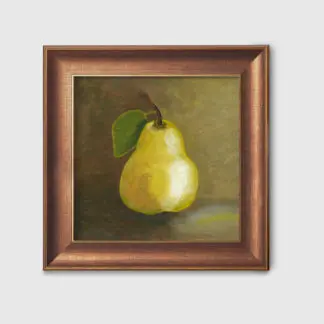 tranh in trái lê xanh treo tường 50x50