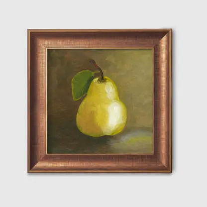 tranh in trái lê xanh treo tường 50x50