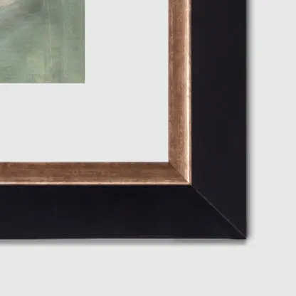 tranh khung kính bình hoa khung cổ điển vàng đen cao cấp 60x80 1