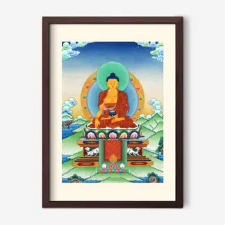 Tranh Phật nền màu tổng hợp 12 50x70