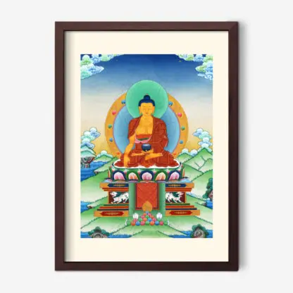 Tranh Phật nền màu tổng hợp 12 50x70