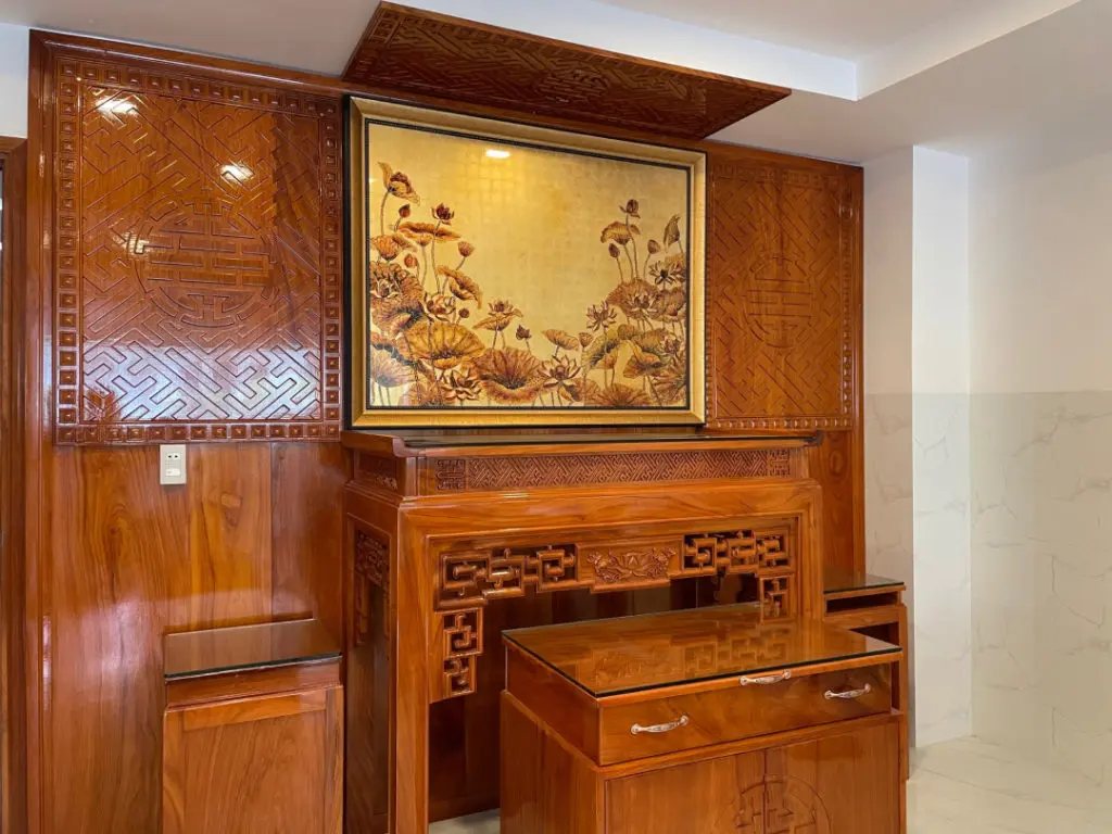 tranh trang trí bàn thờ