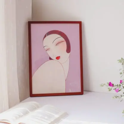 Khung tranh gỗ đẹp 40x60 cm (A2) , gỗ sồi (nhiều màu) bản 1.5 cm