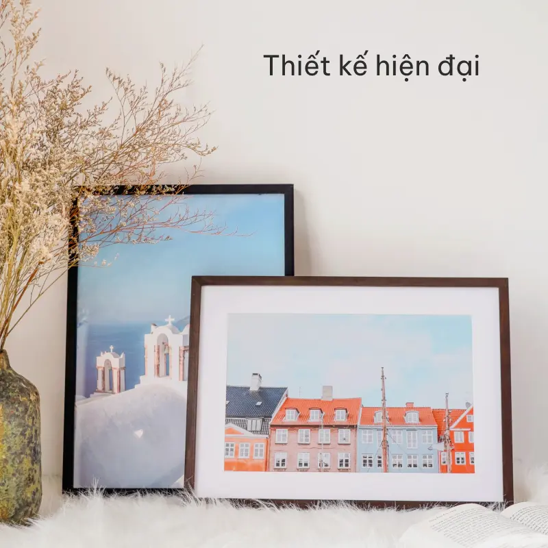 Khung tranh gỗ thiết kế hiện đại