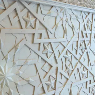 tranh gỗ hoa văn 3D mẫu 3