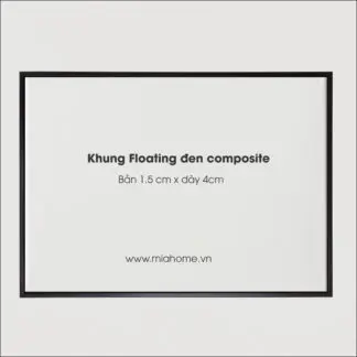 ĐEN khung tranh canvas floating 3