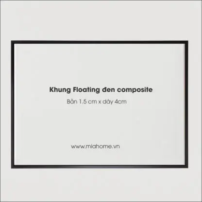 ĐEN khung tranh canvas floating 3