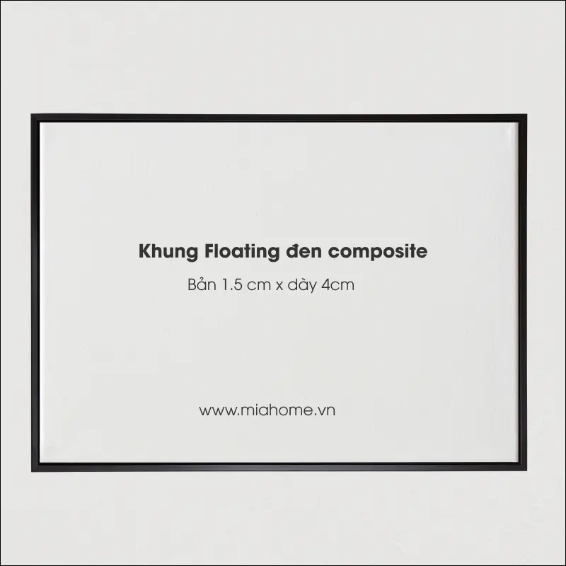 ĐEN khung tranh canvas floating 3
