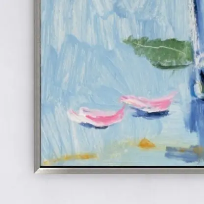 Peony I - Tranh canvas hoa mẫu đơn - Hình ảnh 3