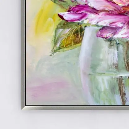 Peony IV - Tranh canvas hoa mẫu đơn - Hình ảnh 3