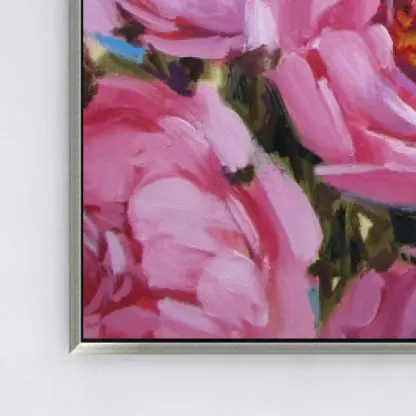 Peony III - Tranh canvas hoa mẫu đơn - Hình ảnh 3