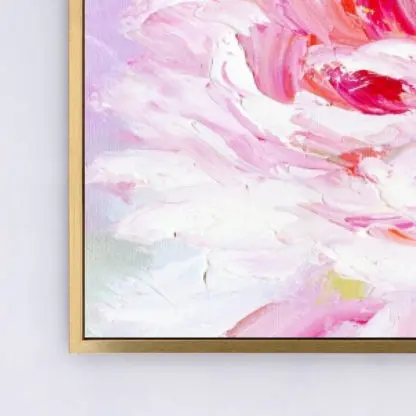 Peony V - Tranh canvas hoa mẫu đơn - Hình ảnh 3