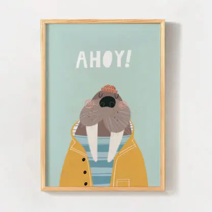 Ahoy - Bộ 2 tranh cho phòng bé - Hình ảnh 4