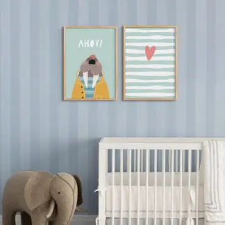 Ahoy - Bộ 2 tranh cho phòng bé