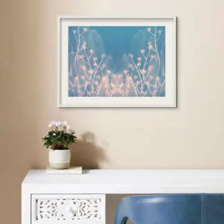 Bloom tranh khung kính hiện đại