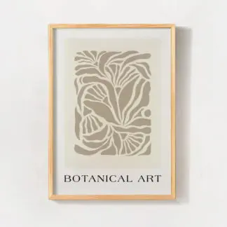 Botanical Art Tranh hiện đại khung kính
