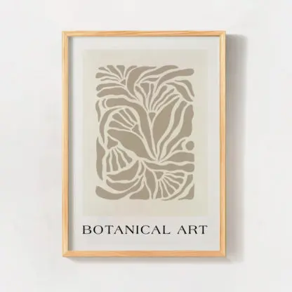 Botanical Art Tranh hiện đại khung kính