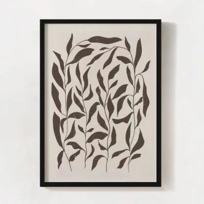 Botanical No.2 - Tranh lá cây hiện đại, tranh treo tường phòng khách