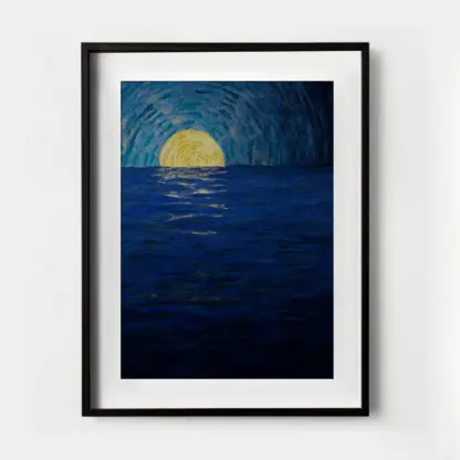 Sunset n sunrist - Tranh hiện đại khung kính - Hình ảnh 3