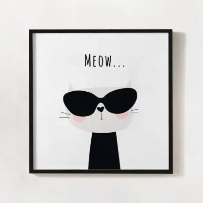 Animal sound - Bộ 4 tranh trang trí phòng bé - Hình ảnh 5