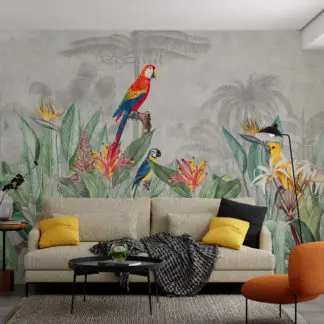 Tropical giấy dán tường chim két