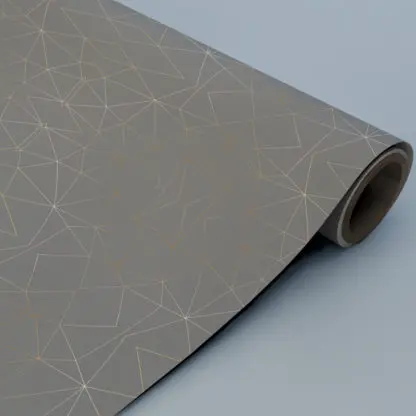 diamond lines giấy dán tường xám 2