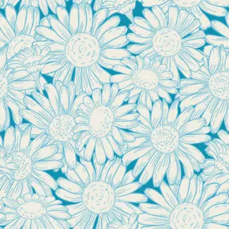 Sunflower Blue - Tranh dán tường phòng khách