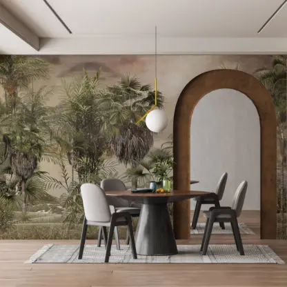 Rừng Indochine - Tranh dán tường phòng khách - Hình ảnh 2