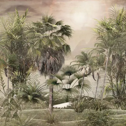 Rừng Indochine - Tranh dán tường phòng khách