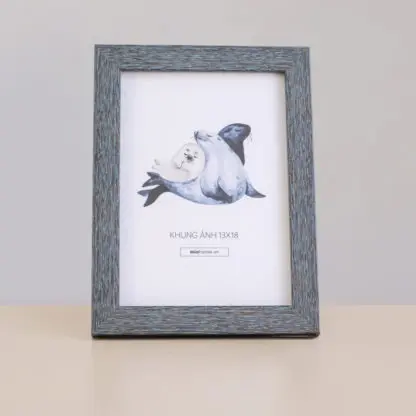 SIRI xanh bản 2.3 cm | khung ảnh 13x18, 10x15, 15x21, 18x24 - Hình ảnh 3