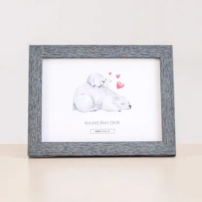 SIRI xanh bản 2.3 cm | khung ảnh 13x18, 10x15, 15x21, 18x24